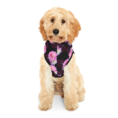 "Black Dahlia" Floral Pet Hoodie