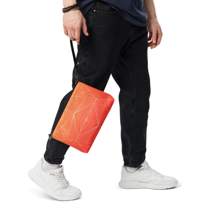 "Orange Geometrics" Crossbody Handbag