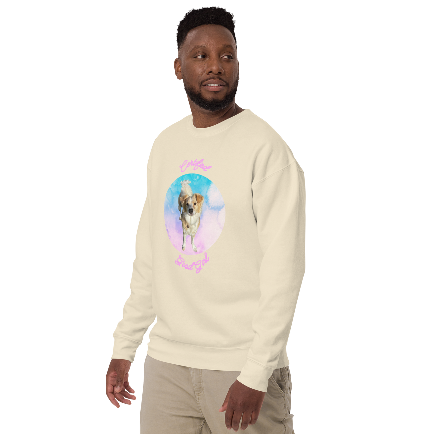 "Goodest Girl Fee: Good Dog Inspector" Graphic Sweatshirt