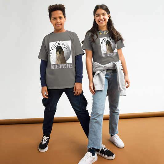 Kid's Detective Fee™ Funny Dog Whodunit Graphic T-Shirt